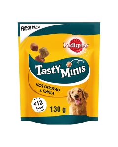 Pedigree Tasty Minis με Κοτόπουλο & Πάπια 130gr