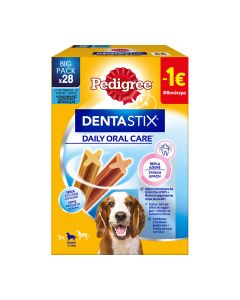 Pedigree Dentastix Medium 4x180gr (28τμχ) -1€