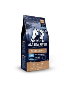 Alaska River Grain Free Puppy Chicken & Turkey 3kg