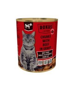 Rokus Γάτας με Βοδινό 810gr