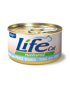 Life Cat με Τόνο & Λευκό Ψάρι 85gr