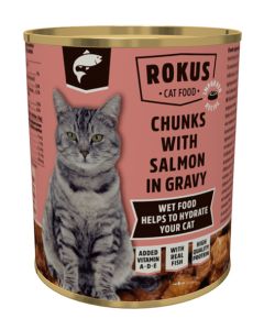 Rokus Γάτας με Σολομό 810gr
