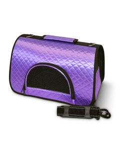 Pet Τσάντα Μεταφοράς Μωβ 43x22x25cm