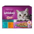 Whiskas Duo Multipack σε Ζελέ με Γεύσεις Στεριάς & Θάλασσας 12x85gr