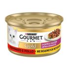 Gourmet Gold Double Pleasure Βοδινό & Κοτόπουλο 85gr