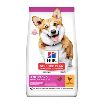 Hill's Science Plan Dog Adult Small & Mini με Κοτόπουλο 1.5kg (1.2kg+300gr Δώρο)