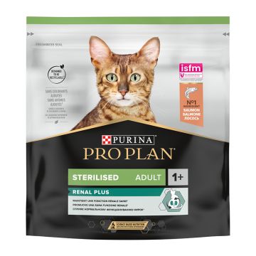 Purina Pro Plan Cat Renal Plus Sterilised Σολομός 400gr