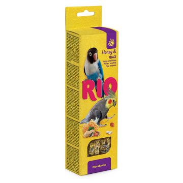 Rio Sticks Honey & Nuts για Μεσαίους Παπαγάλους 2τμχ