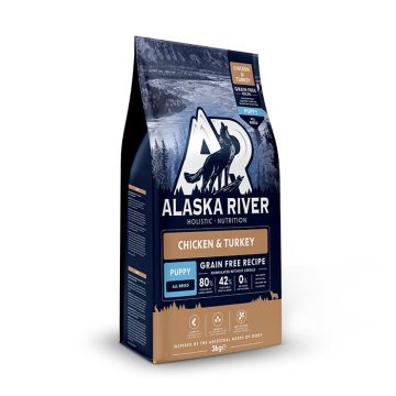 Alaska River Grain Free Puppy Chicken & Turkey 3kg