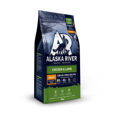 Alaska River Grain Free Adult Small Chicken & Lamb 3kg