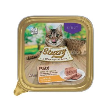 Stuzzy Cat Sterilised Κοτόπουλο Πατέ 100gr
