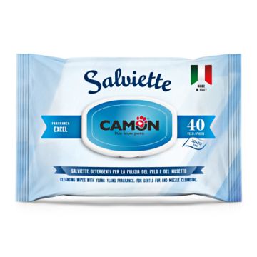 Camon Υγρά Μαντηλάκια με Άρωμα Θαλασσινής Φρεσκάδας 40τμχ