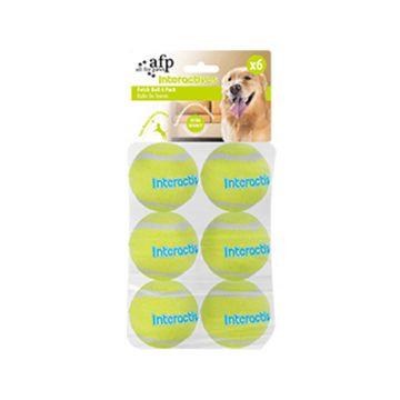 AFP Παιχνίδι Σκύλου Interactives Fetch Balls 6.5cm 6τμχ