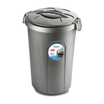 Stefanplast Tom Δοχείο Αποθήκευσης Γκρι 46L