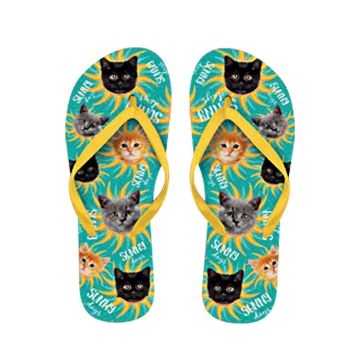 x PLENTY GIFTS ΣΑΓΙΟΝΑΡΕΣ FLIP FLOPS CATS  Νο 40-42